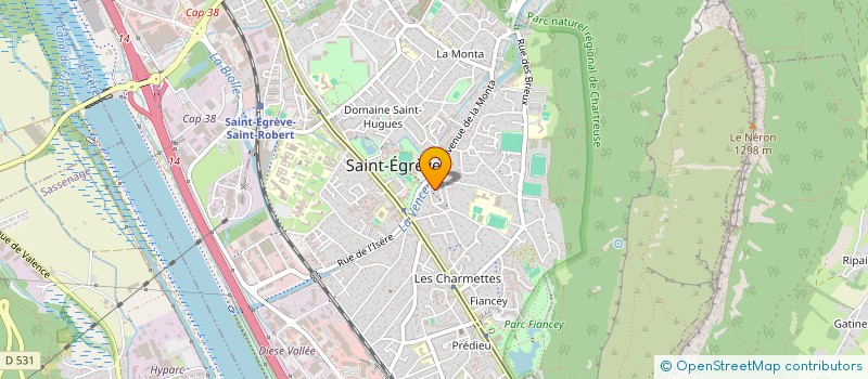 localisation de l'entreprise OZORE  SAINT-EGREVE