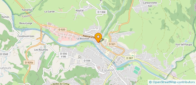 localisation de l'entreprise OZPINAR à ESPALION