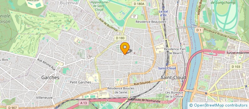 localisation de l'entreprise OZRA à SAINT-CLOUD