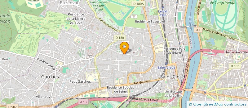 localisation de l'entreprise OZRA CONSEIL  SAINT-CLOUD