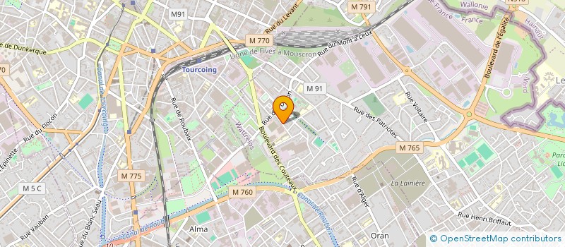 localisation de l'entreprise OZTAT à WATTRELOS