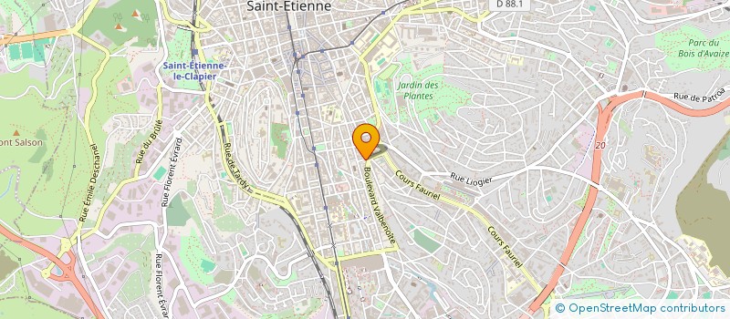 localisation de l'entreprise OZTUR  SAINT-ETIENNE