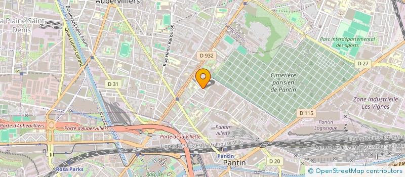 localisation de l'entreprise OZTURK RAVALEMENT  PANTIN