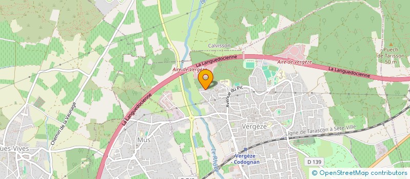 localisation de l'entreprise OZURAC  VERGEZE