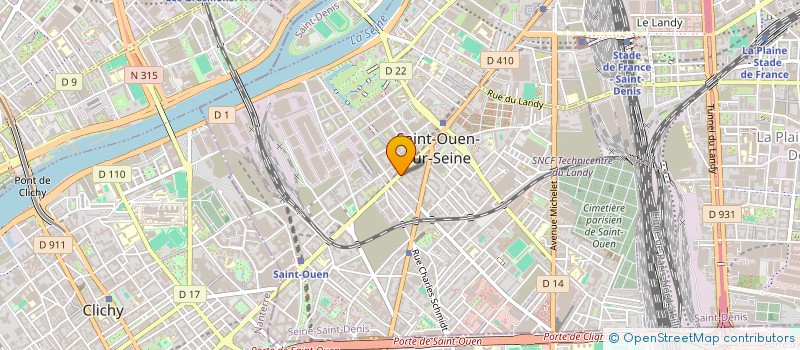 localisation de l'entreprise OZURIS BAT à SAINT-OUEN-SUR-SEINE