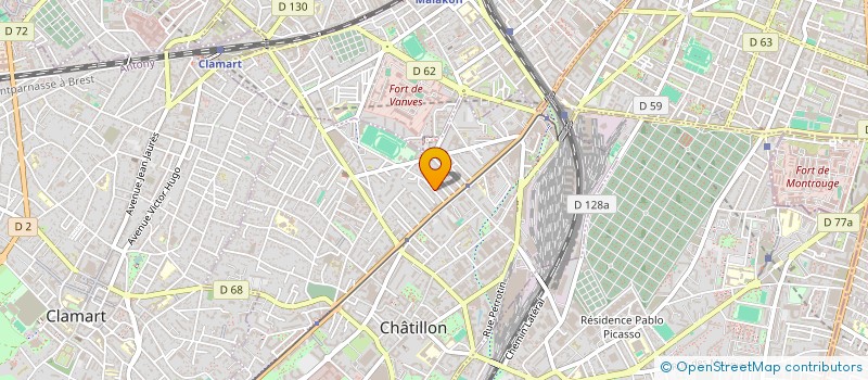 localisation de l'entreprise OZURNE  CHATILLON