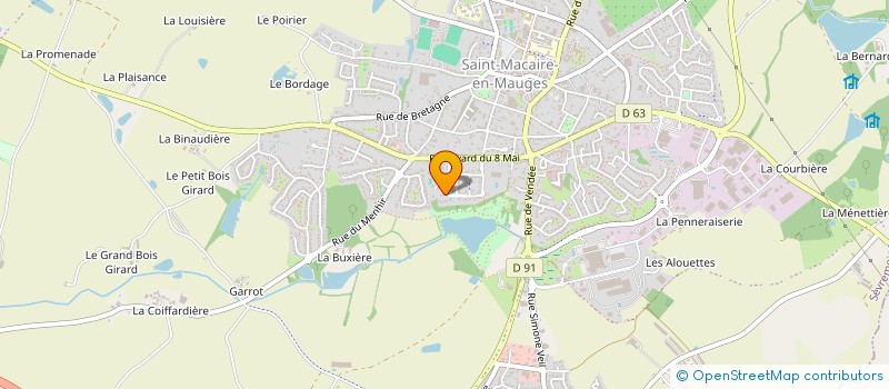 localisation de l'entreprise OZWAY à SEVREMOINE