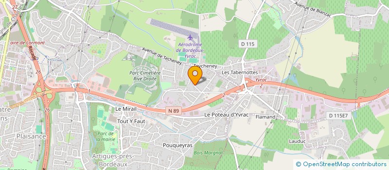 localisation de l'entreprise OZYA  ARTIGUES-PRES-BORDEAUX