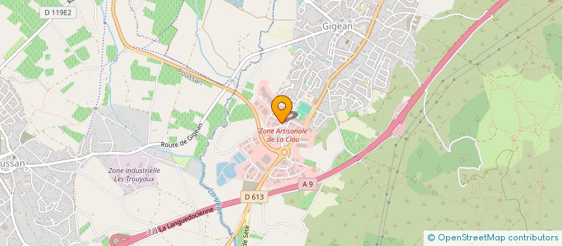 localisation de l'entreprise OZYXA  GIGEAN