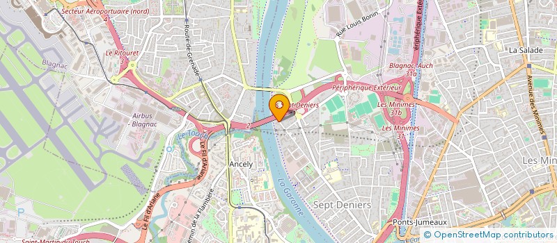 localisation de l'entreprise OZZEO GROUPE  TOULOUSE