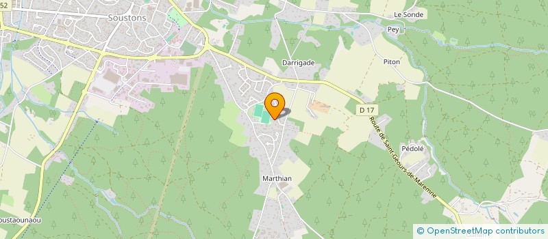 localisation de l'entreprise OZZIE à SOUSTONS