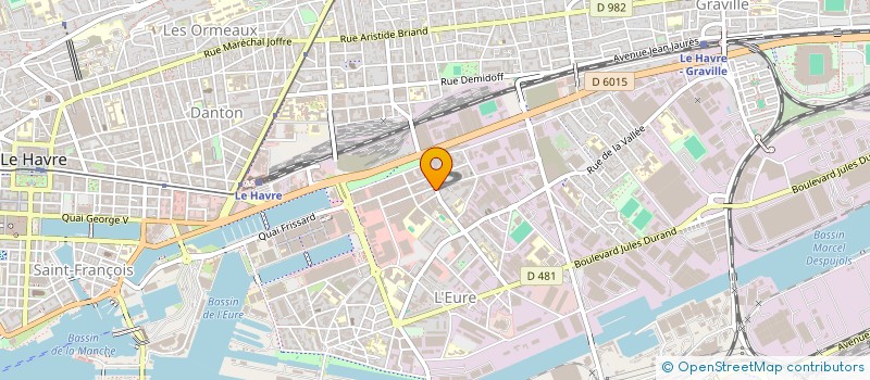 localisation de l'entreprise P 2 B BOUCHERIE PHONE BRINDEAU à LE HAVRE