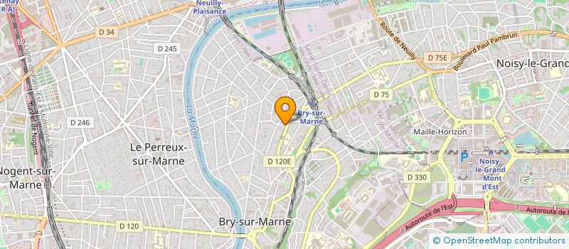 localisation de l'entreprise P 2 I à BRY-SUR-MARNE