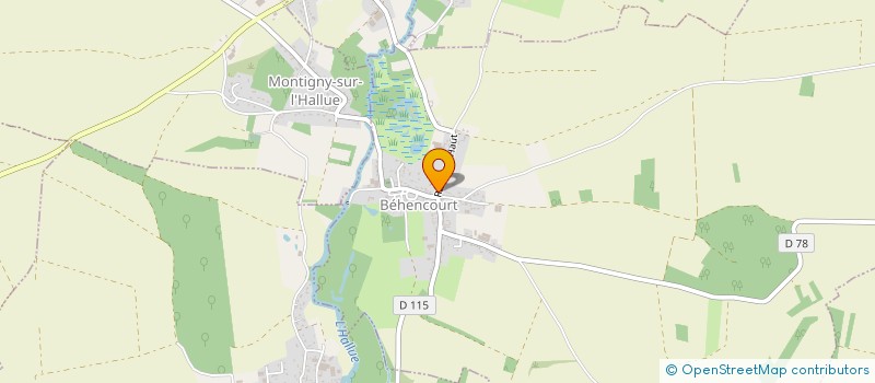 localisation de l'entreprise P.2.M IMMOBILIER  BEHENCOURT