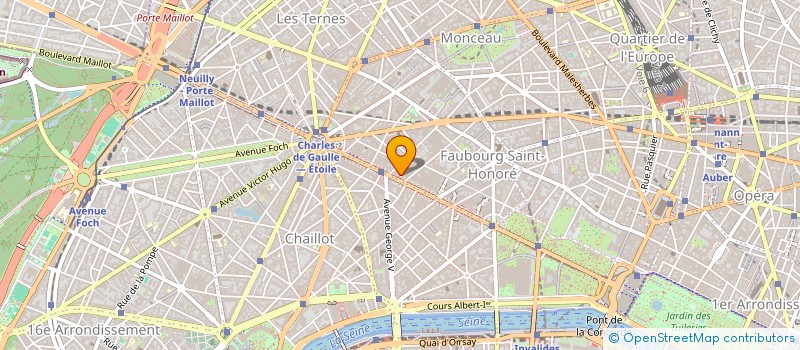 localisation de l'entreprise P 3 A à PARIS