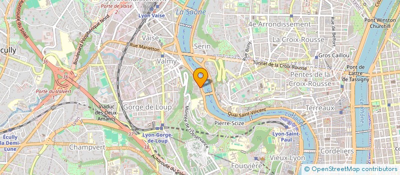 localisation de l'entreprise P 3 F  LYON