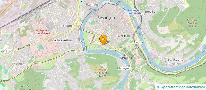 localisation de l'entreprise P.A A PAS  BESANCON