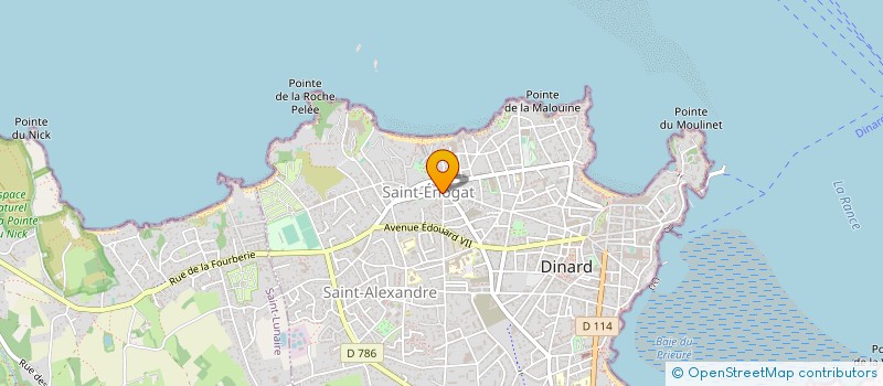 localisation de l'entreprise P.A.B à DINARD