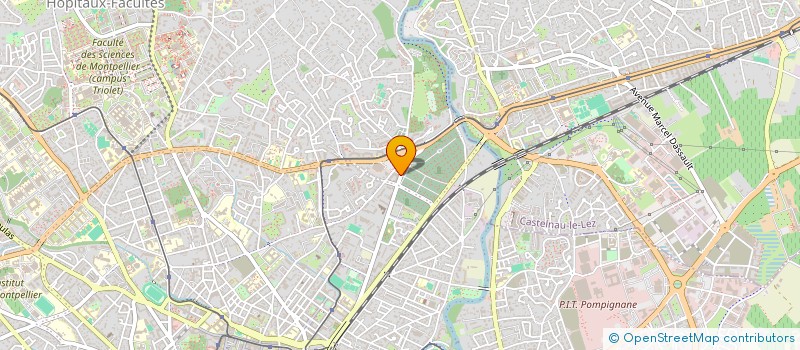 localisation de l'entreprise P.A.B SECURITE à MONTPELLIER