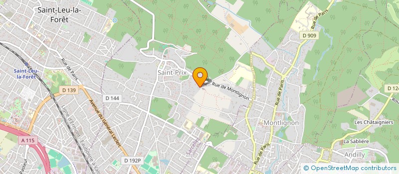 localisation de l'entreprise P A C à SAINT-PRIX