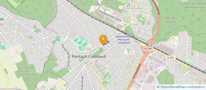 localisation de l'entreprise P.A.C. à PONTAULT-COMBAULT