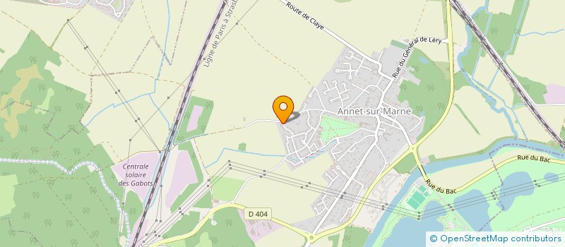 localisation de l'entreprise P.A.C EQUIPEMENT à ANNET-SUR-MARNE