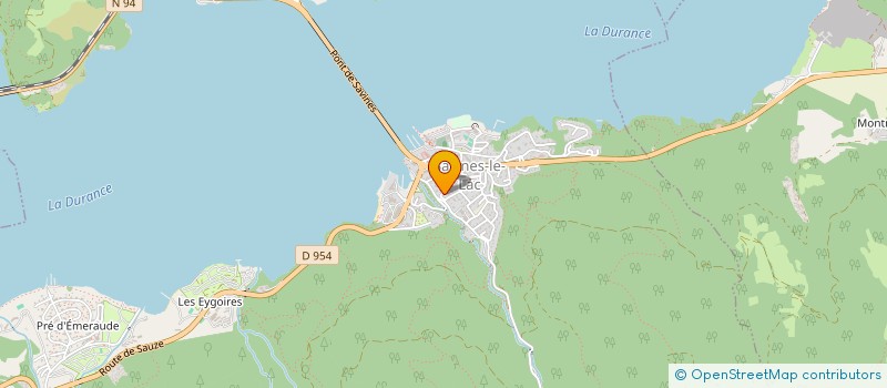 localisation de l'entreprise P A C S  SAVINES-LE-LAC