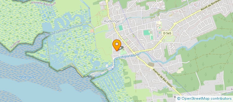 localisation de l'entreprise P.A.D.  AUDENGE