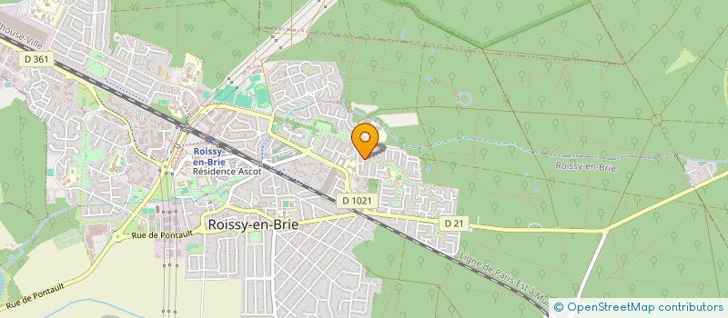 localisation de l'entreprise P.A.D.A.O  ROISSY-EN-BRIE