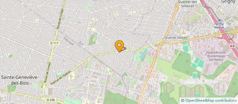 localisation de l'entreprise P A F  MORSANG-SUR-ORGE