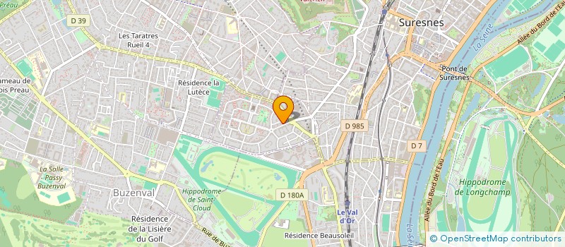 localisation de l'entreprise P.A.F à SURESNES
