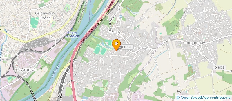 localisation de l'entreprise P.A.G.E PERSONNELLE  TERNAY