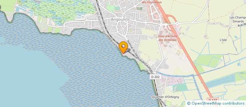 localisation de l'entreprise P.A. HOLDING  LA ROCHELLE