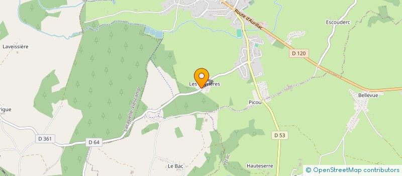 localisation de l'entreprise P.A. HOLDING PRADET à SAINT-PAUL-DES-LANDES