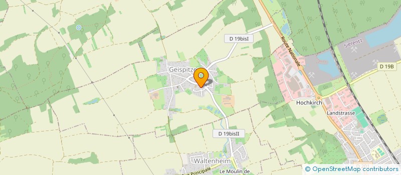 localisation de l'entreprise P&A INVEST  GEISPITZEN