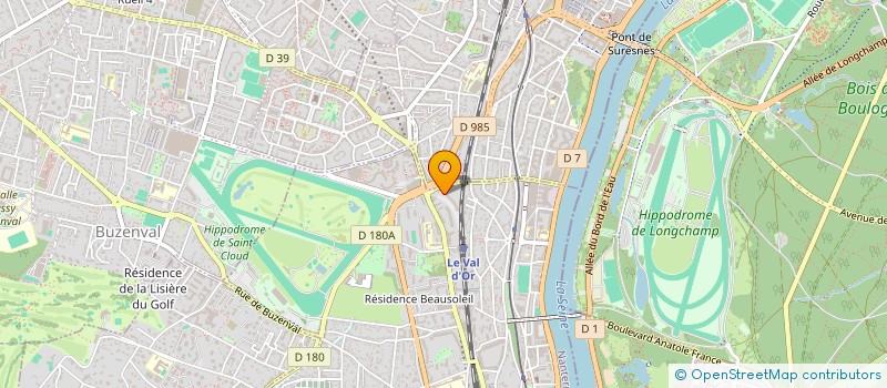 localisation de l'entreprise P.A. INVESTISSEMENT & CONSEIL à SAINT-CLOUD