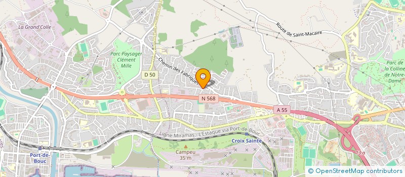 localisation de l'entreprise P.A.L  MARTIGUES