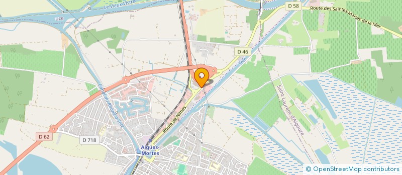 localisation de l'entreprise P.A.M  AIGUES-MORTES