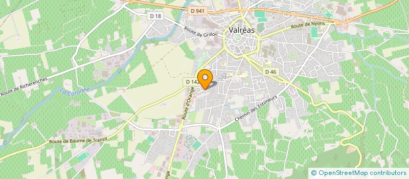 localisation de l'entreprise P.A.M HARMONIE à VALREAS