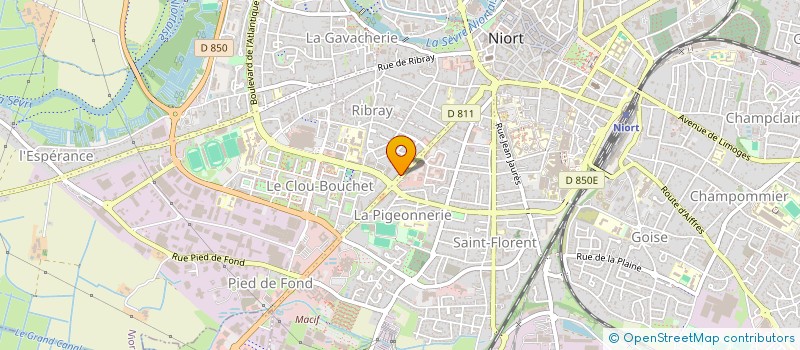 localisation de l'entreprise P.A.M.P.A.M  NIORT