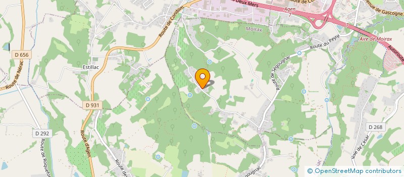 localisation de l'entreprise P.A.M. SERIGRAPHIE  AGEN