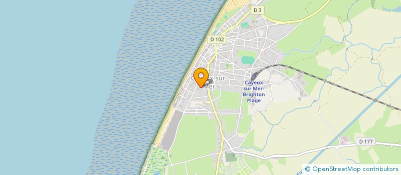 localisation de l'entreprise P.A.N.A.M. à CAYEUX-SUR-MER