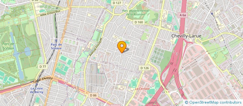 localisation de l'entreprise P.A.P  L'HAY-LES-ROSES