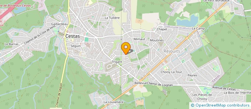 localisation de l'entreprise P&A PATRIMOINE  CESTAS