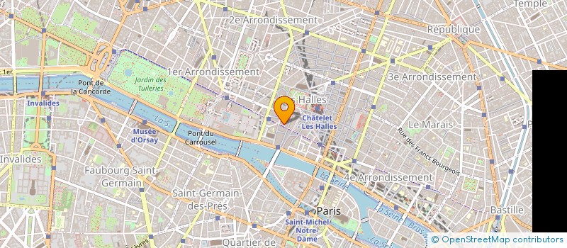 localisation de l'entreprise P.A PRODUCTIONS à PARIS