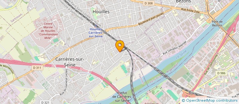 localisation de l'entreprise P A R BATIMENT à CARRIERES-SUR-SEINE