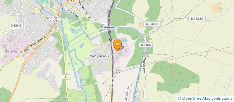 localisation de l'entreprise P.A.R.L à MAINTENON
