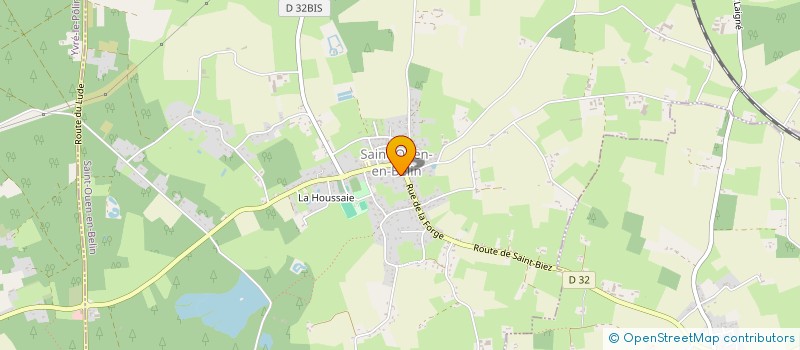 localisation de l'entreprise P.A.R.M.  SAINT-OUEN-EN-BELIN