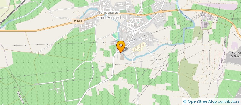 localisation de l'entreprise P.A.S  JONQUIERES-SAINT-VINCENT