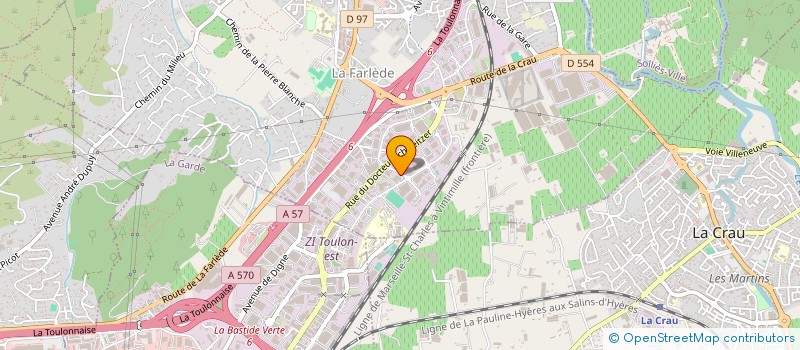 localisation de l'entreprise P.A.S 83  LA FARLEDE